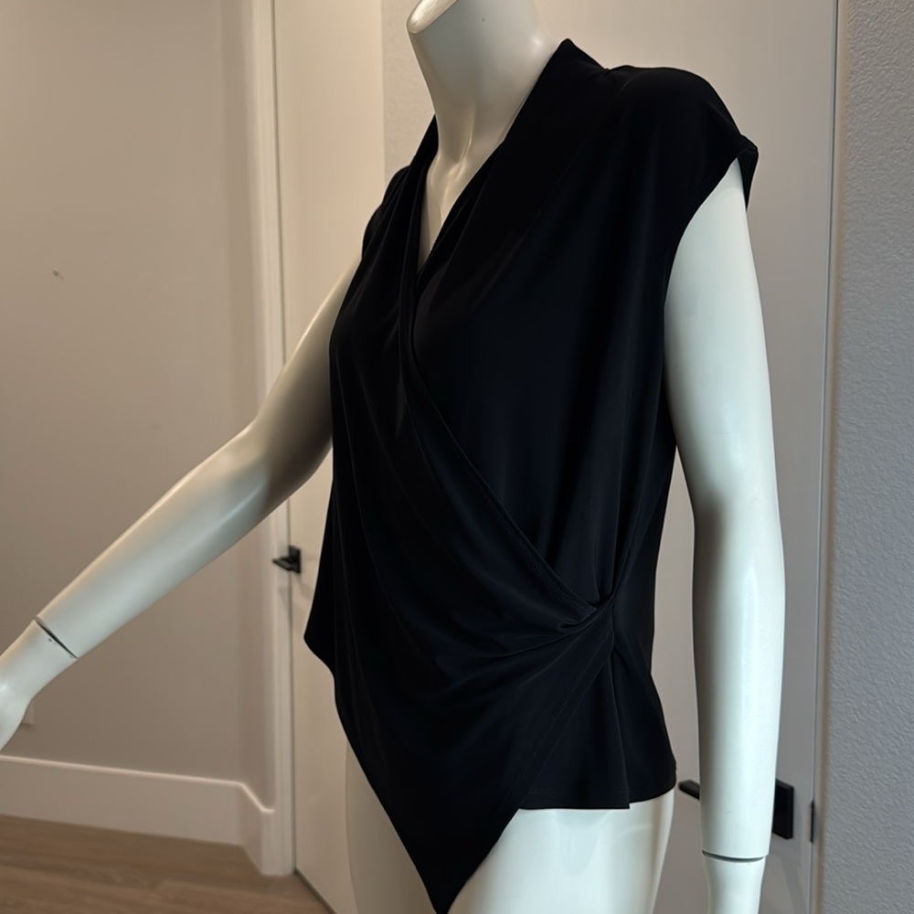 Joseph Ribkoff Elegant Black Women's Top 10 - Picture 5 of 8